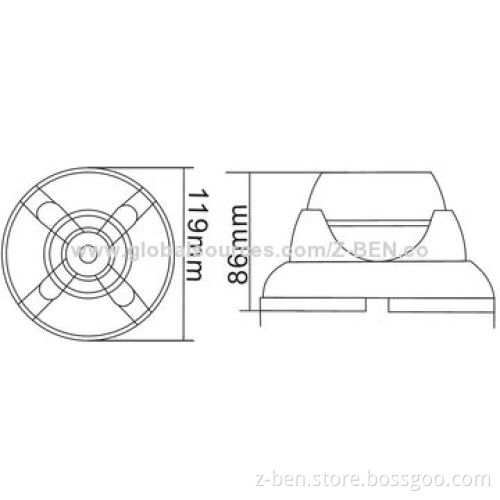 Metal Dome Camera with 30m IR Distance